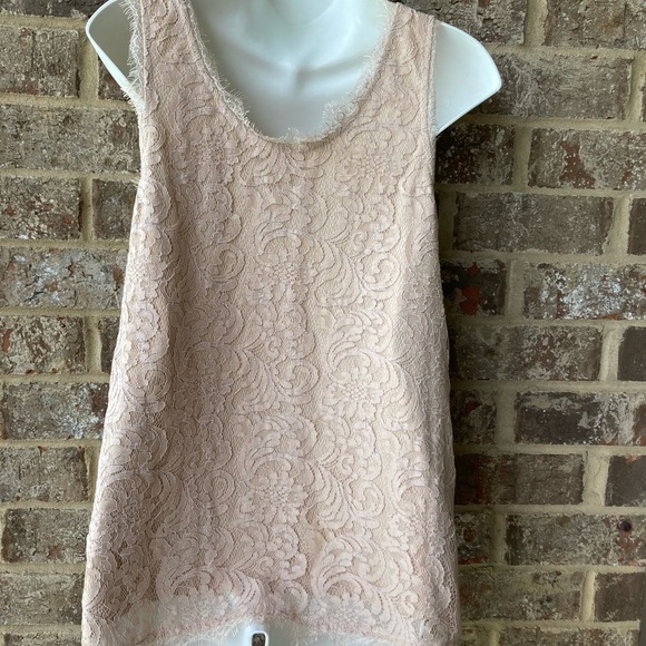 Adiva lace blouse size large pull on top - Picture 5 of 12